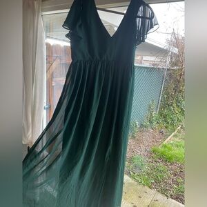 Birdy Gray Hannah Empire bridesmaid dress